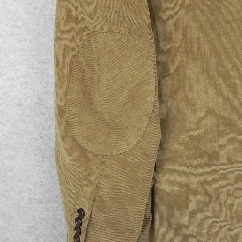 Stafford Blazer Mens 50R Classic Fit Corduroy Suit Jacket Sport Coat Elbow Patch - Picture 12 of 13